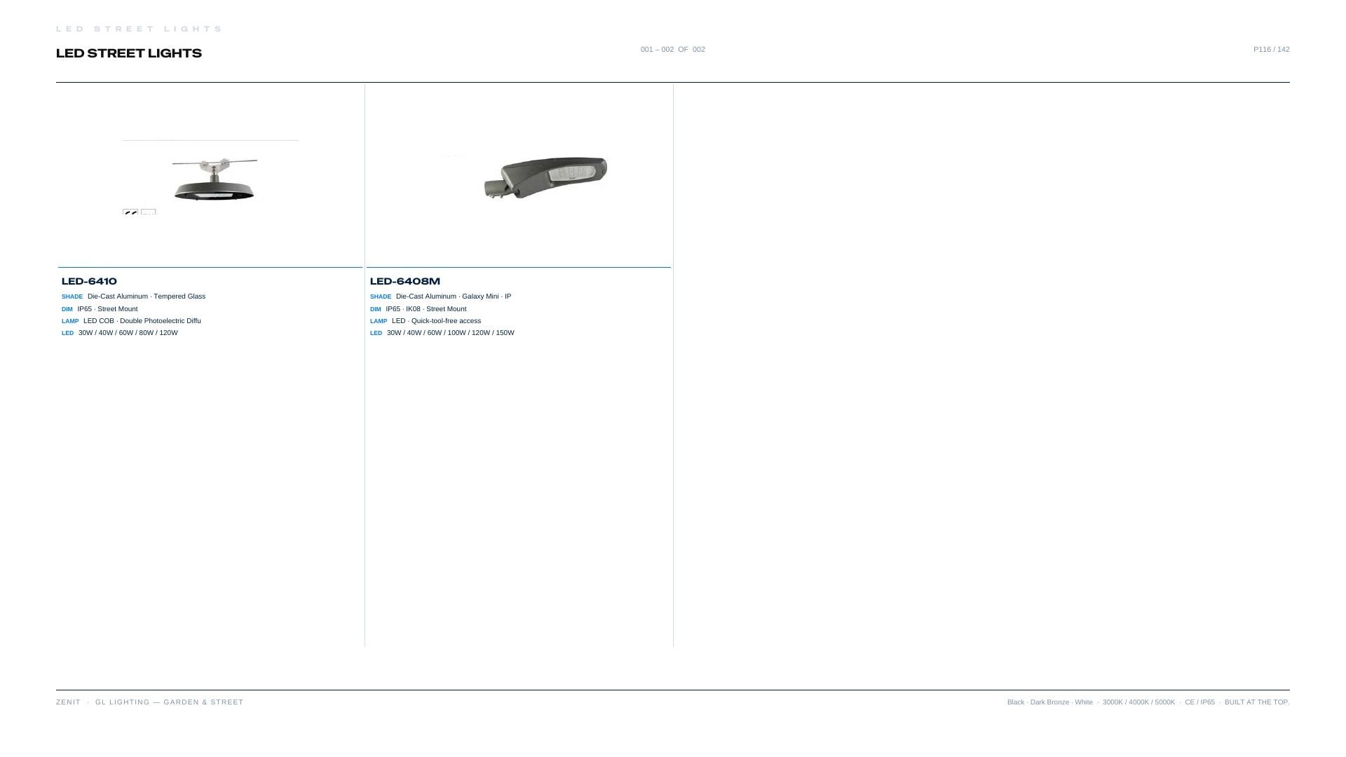 ZENIT Lighting Lighting Products Catalog Weekly Ad January 1 - December 31, 2026