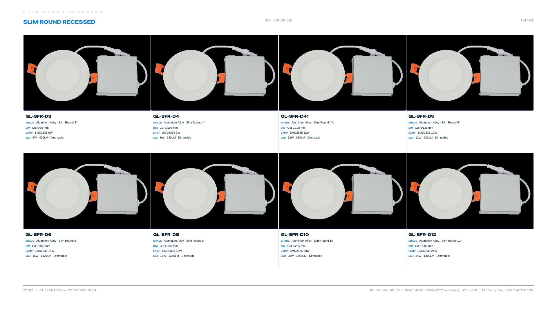 ZENIT Lighting Lighting Products Catalog Weekly Ad January 1 - December 31, 2026