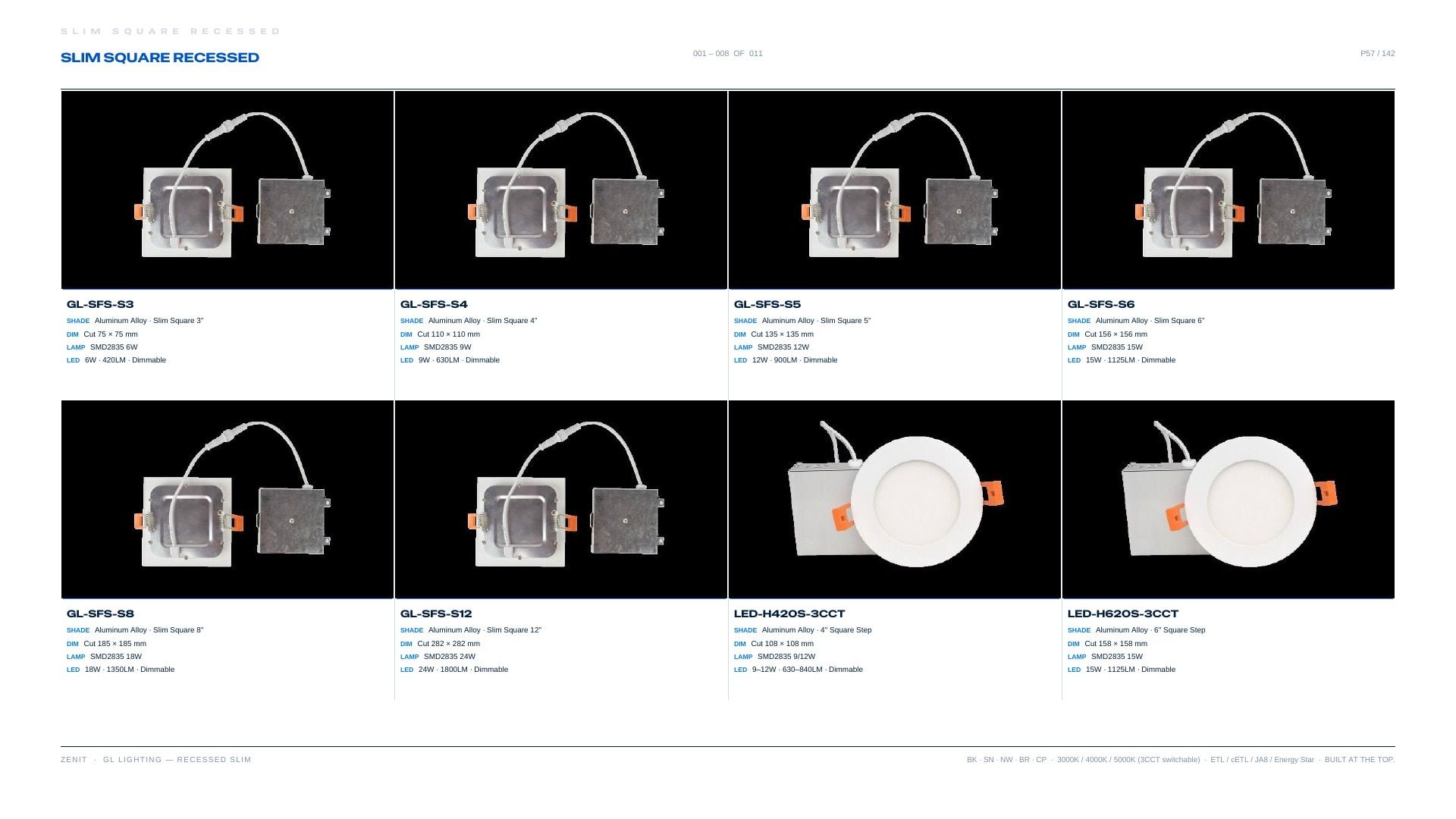 ZENIT Lighting Lighting Products Catalog Weekly Ad January 1 - December 31, 2026