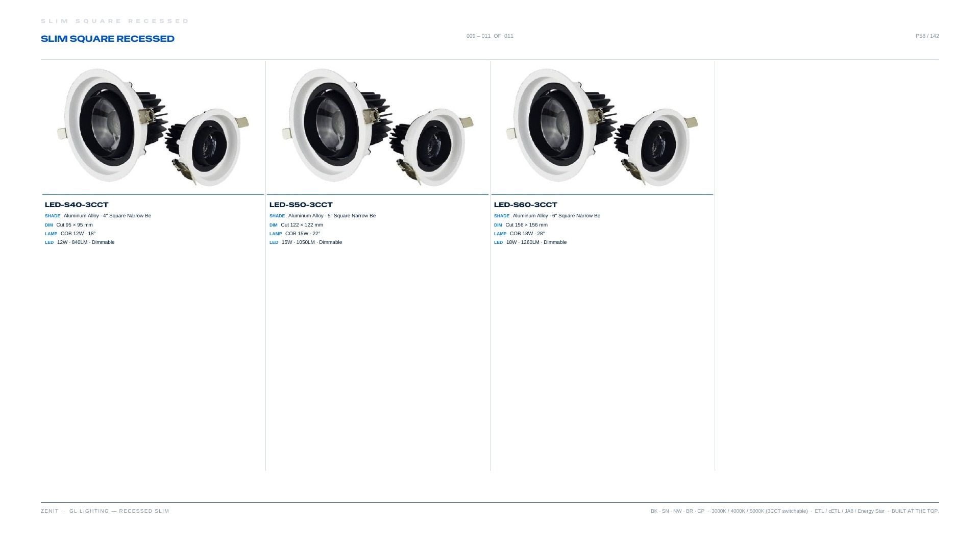 ZENIT Lighting Lighting Products Catalog Weekly Ad January 1 - December 31, 2026