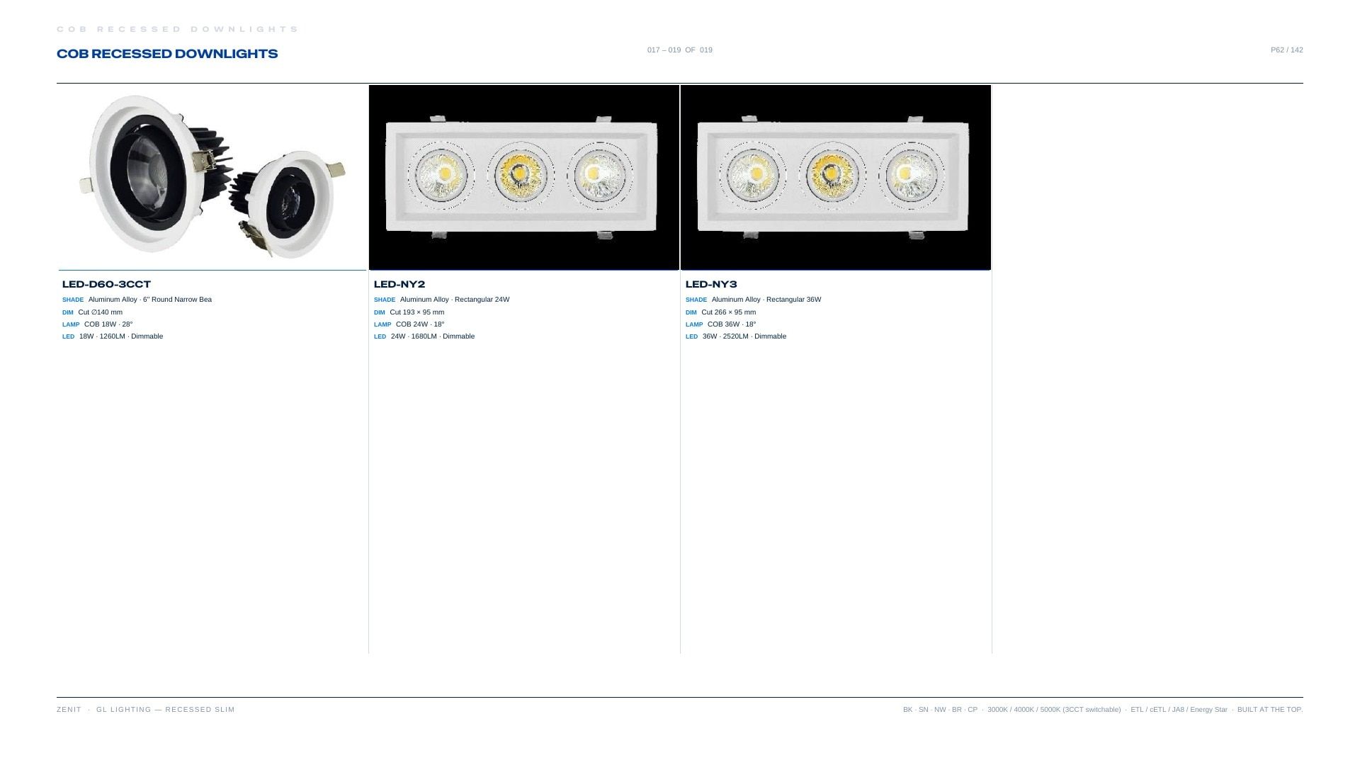 ZENIT Lighting Lighting Products Catalog Weekly Ad January 1 - December 31, 2026