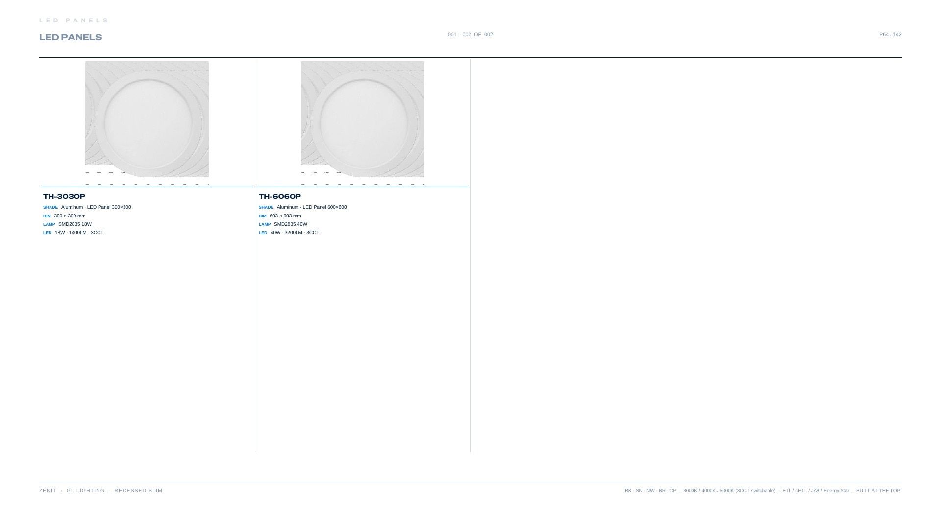 ZENIT Lighting Lighting Products Catalog Weekly Ad January 1 - December 31, 2026