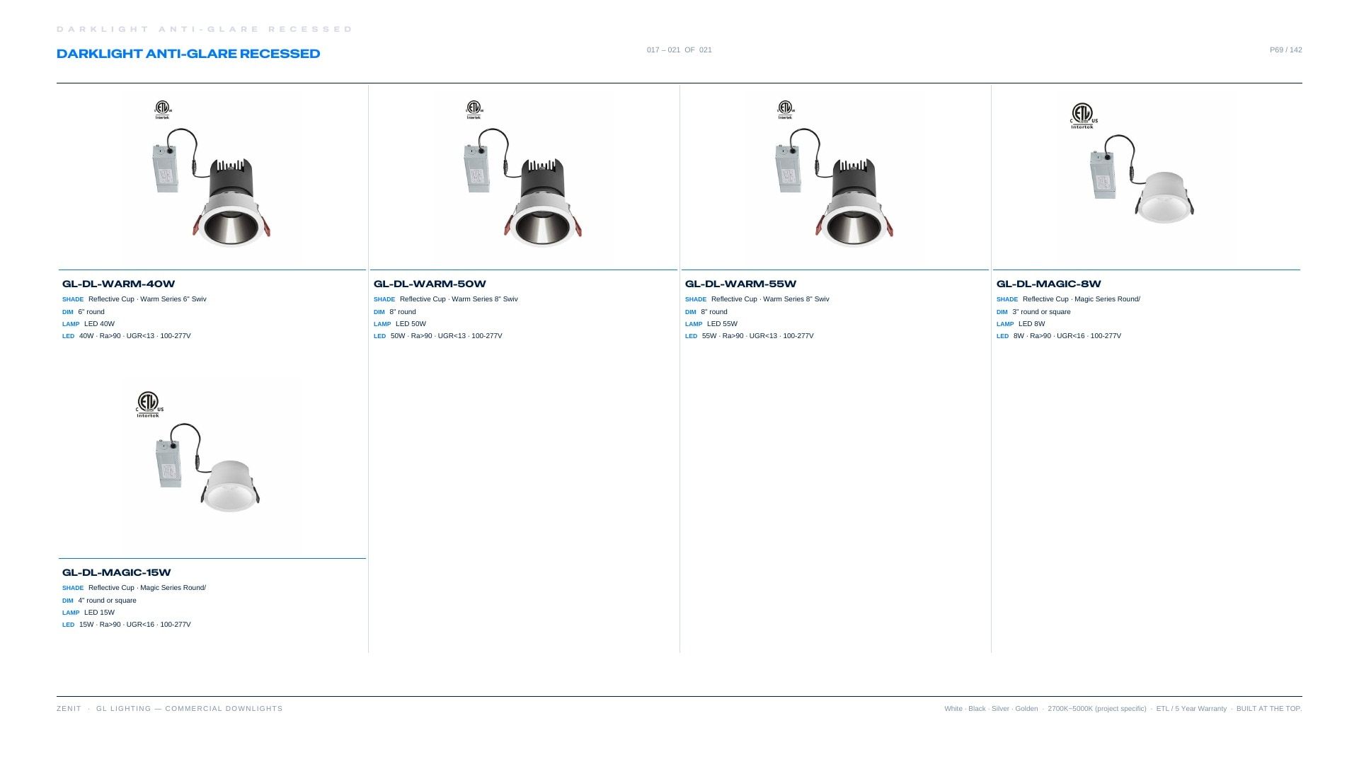 ZENIT Lighting Lighting Products Catalog Weekly Ad January 1 - December 31, 2026