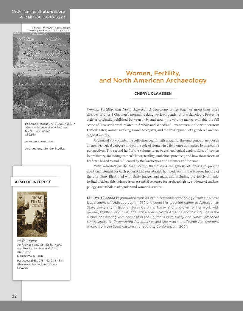 University of Tennessee Press Spring and Summer Books Catalog Weekly Ad January 1 - December 31, 2026