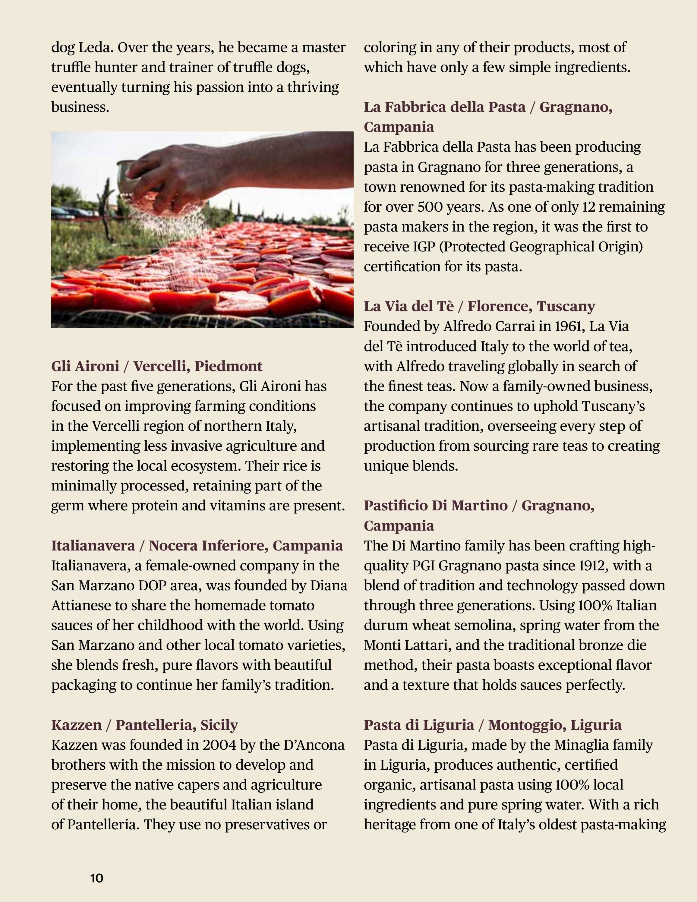 Zia Pia Fall and Winter Food Catalog Weekly Ad January 1 - December 31, 2026