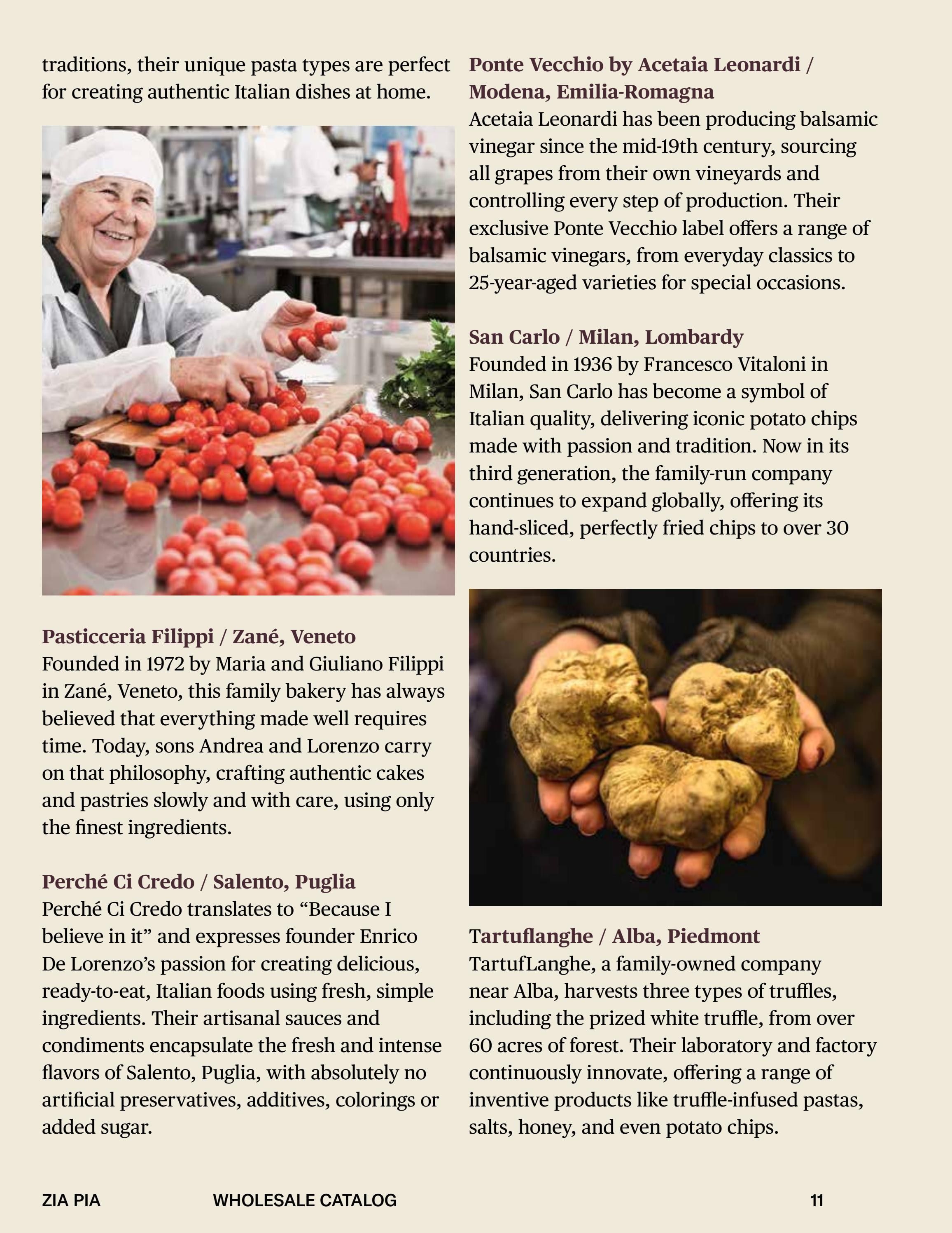 Zia Pia Fall and Winter Food Catalog Weekly Ad January 1 - December 31, 2026