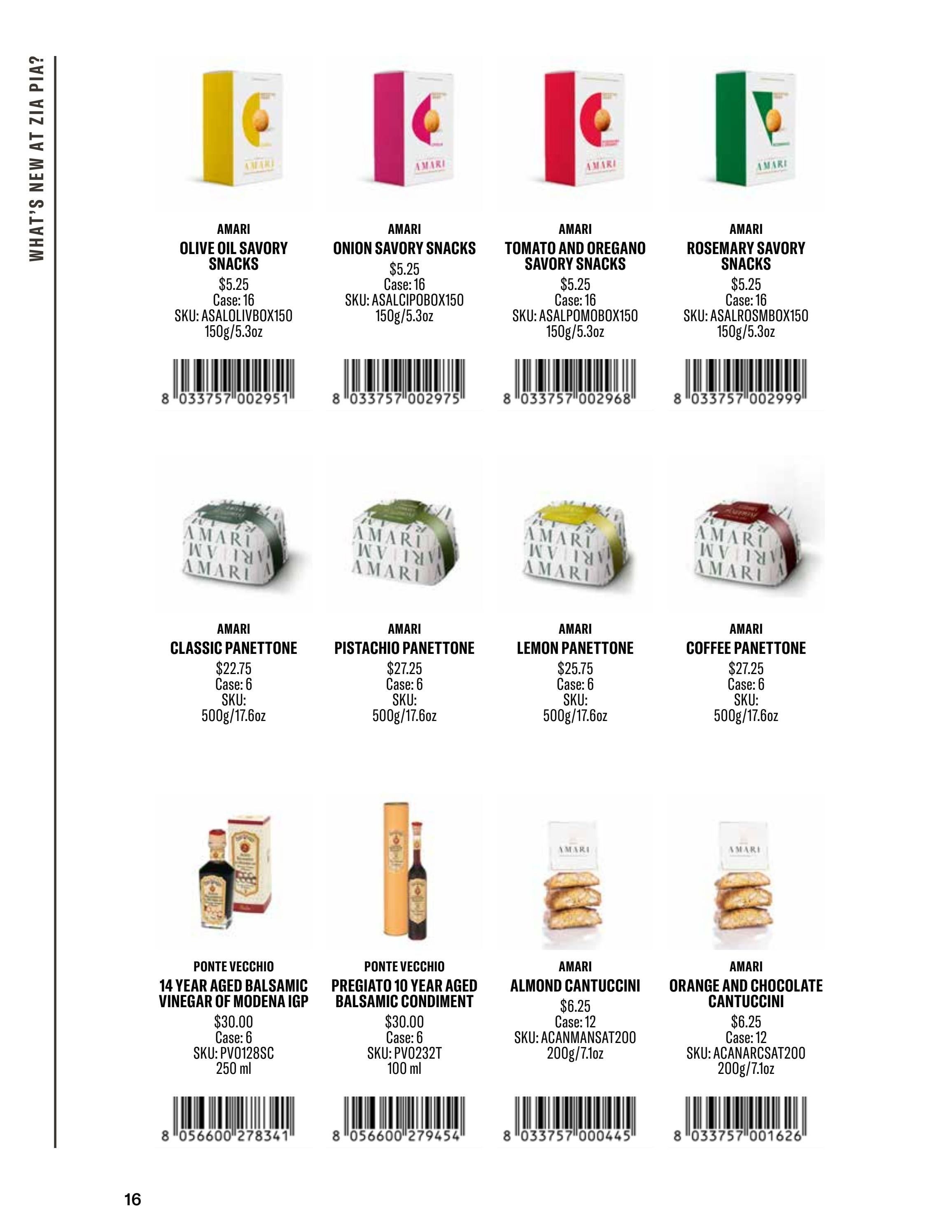 Zia Pia Fall and Winter Food Catalog Weekly Ad January 1 - December 31, 2026
