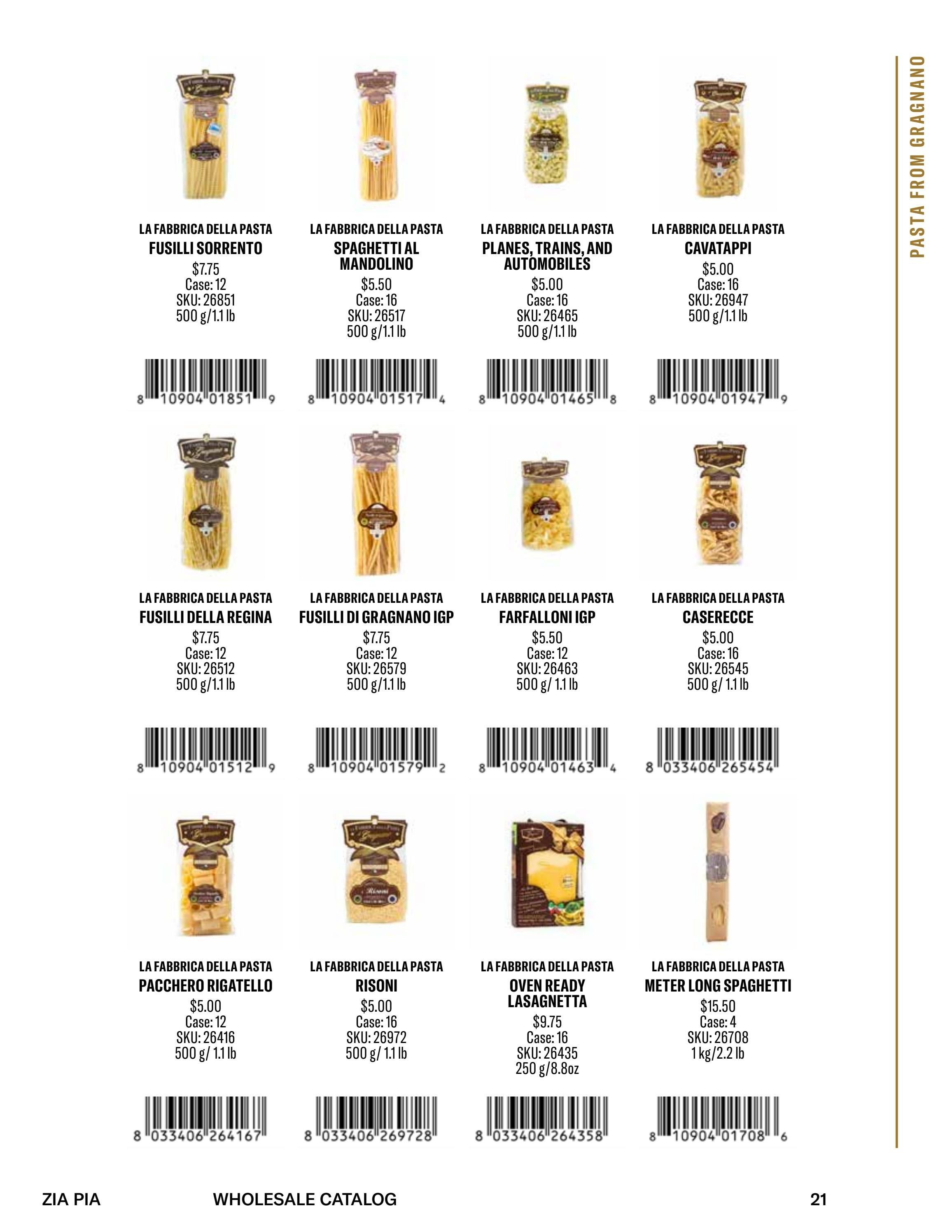 Zia Pia Fall and Winter Food Catalog Weekly Ad January 1 - December 31, 2026