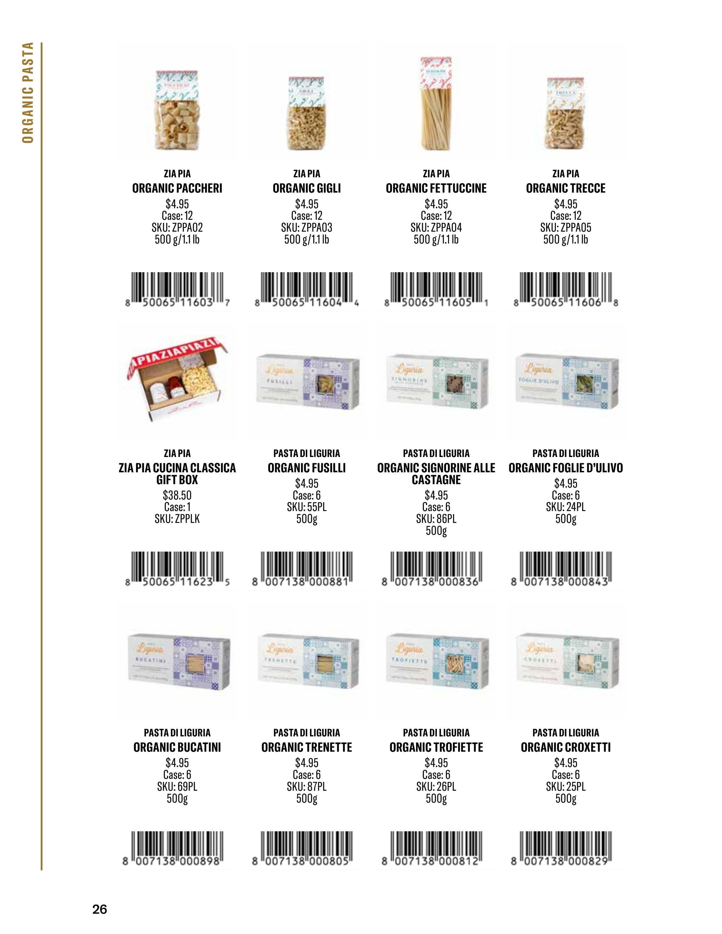 Zia Pia Fall and Winter Food Catalog Weekly Ad January 1 - December 31, 2026