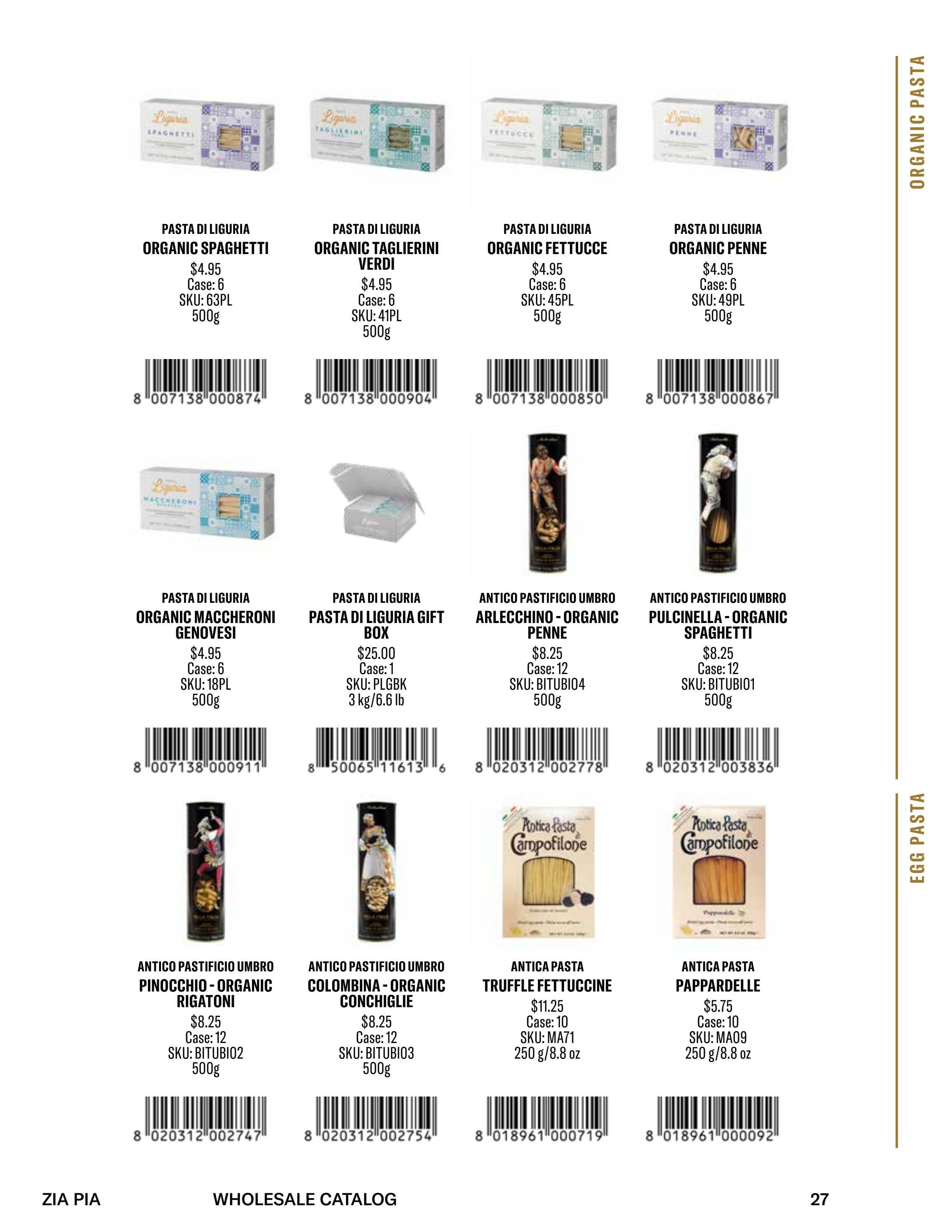 Zia Pia Fall and Winter Food Catalog Weekly Ad January 1 - December 31, 2026