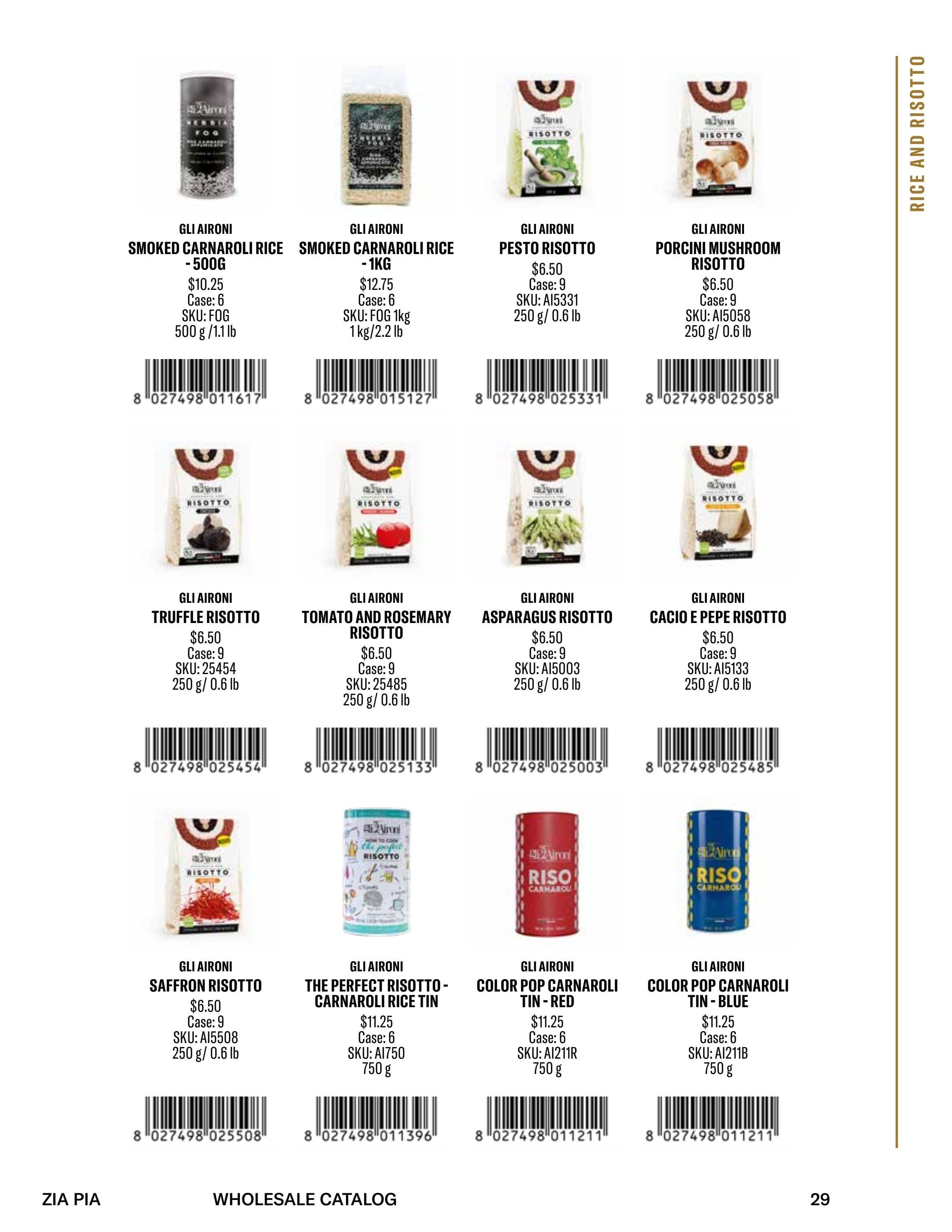 Zia Pia Fall and Winter Food Catalog Weekly Ad January 1 - December 31, 2026