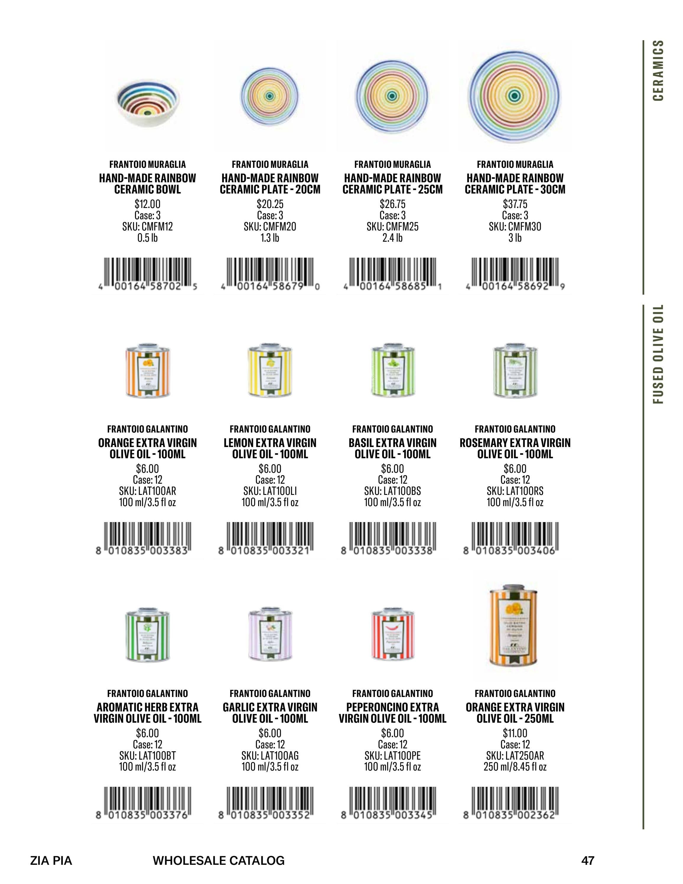 Zia Pia Fall and Winter Food Catalog Weekly Ad January 1 - December 31, 2026