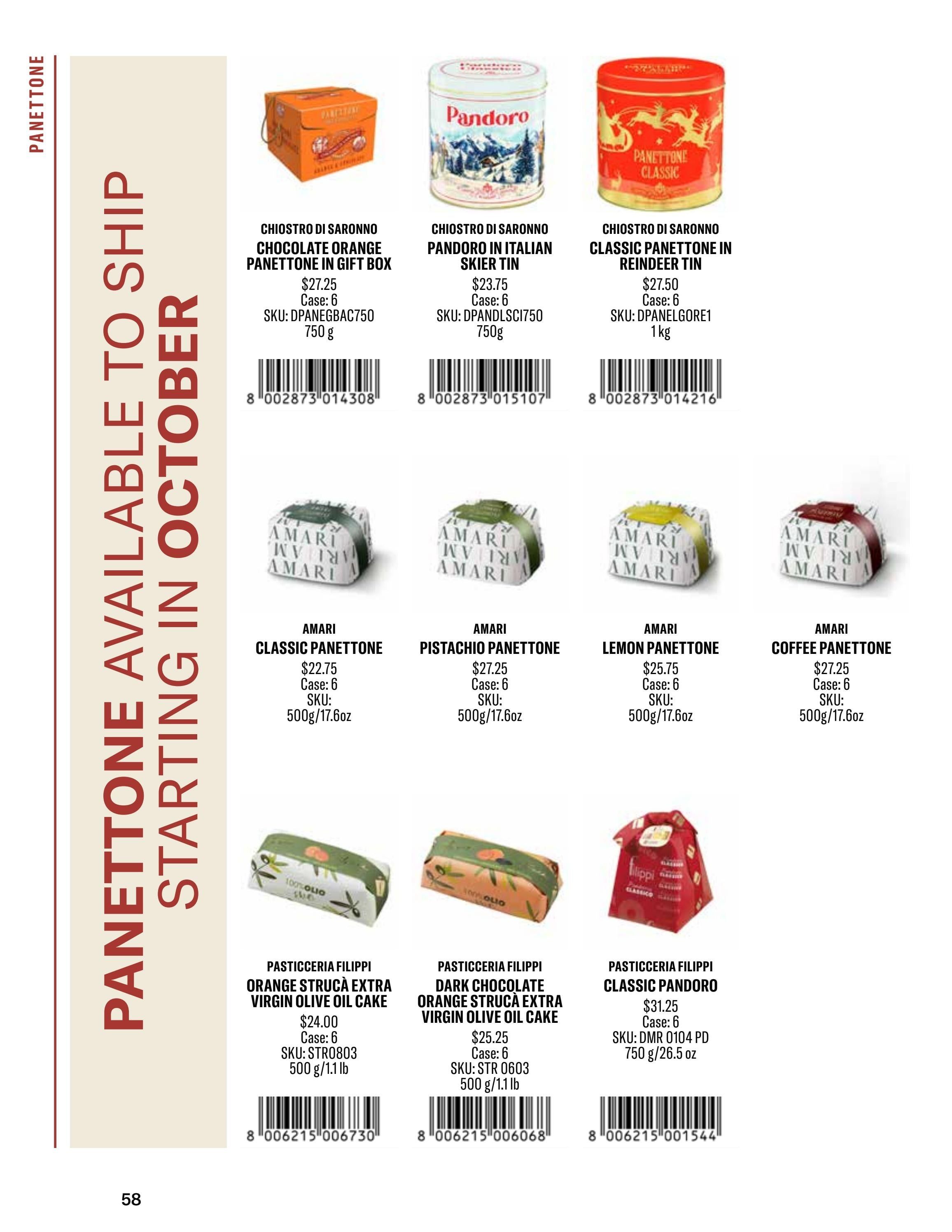Zia Pia Fall and Winter Food Catalog Weekly Ad January 1 - December 31, 2026