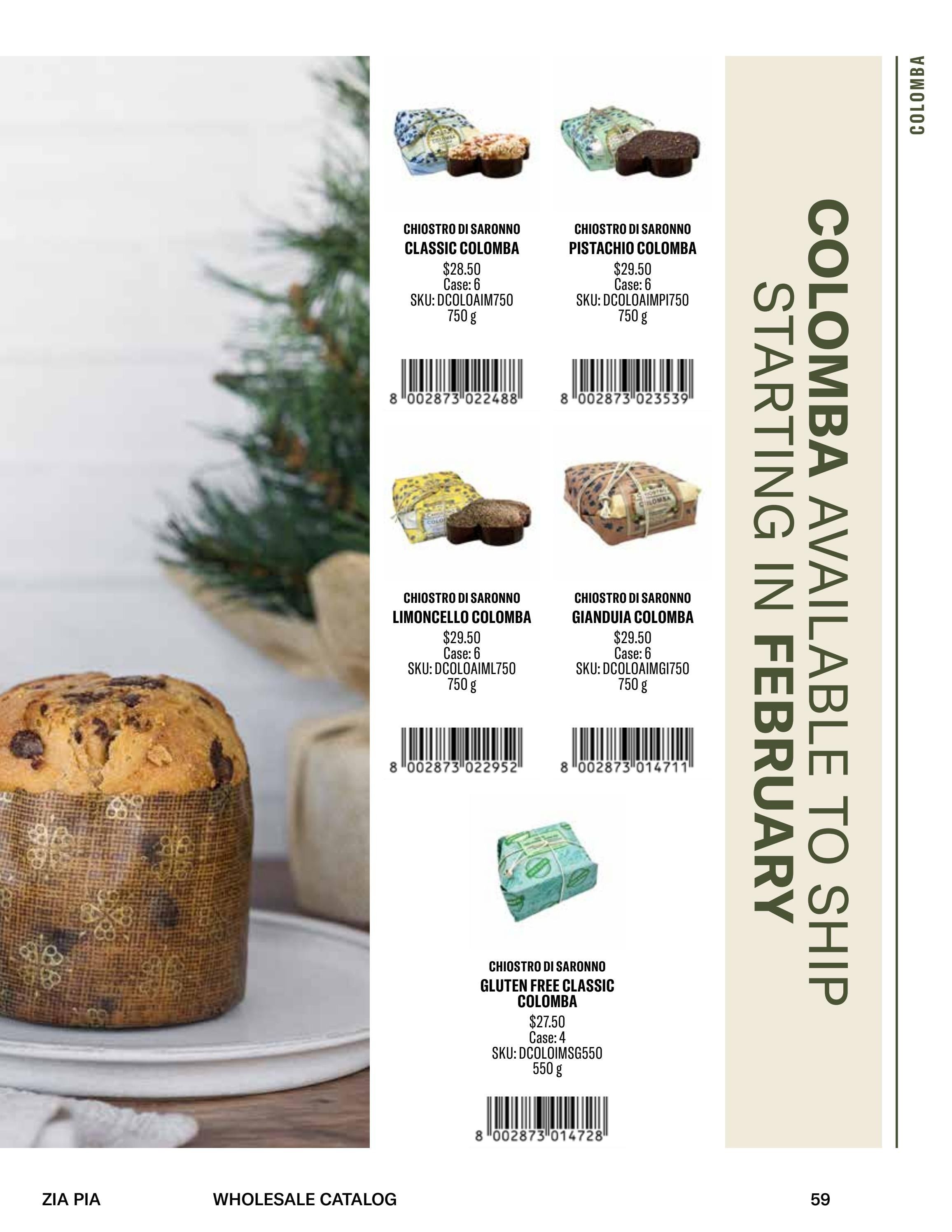Zia Pia Fall and Winter Food Catalog Weekly Ad January 1 - December 31, 2026