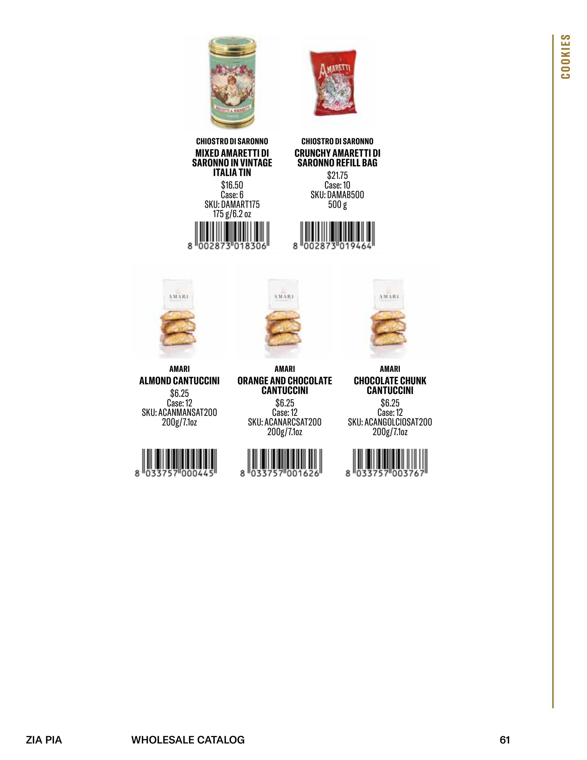 Zia Pia Fall and Winter Food Catalog Weekly Ad January 1 - December 31, 2026