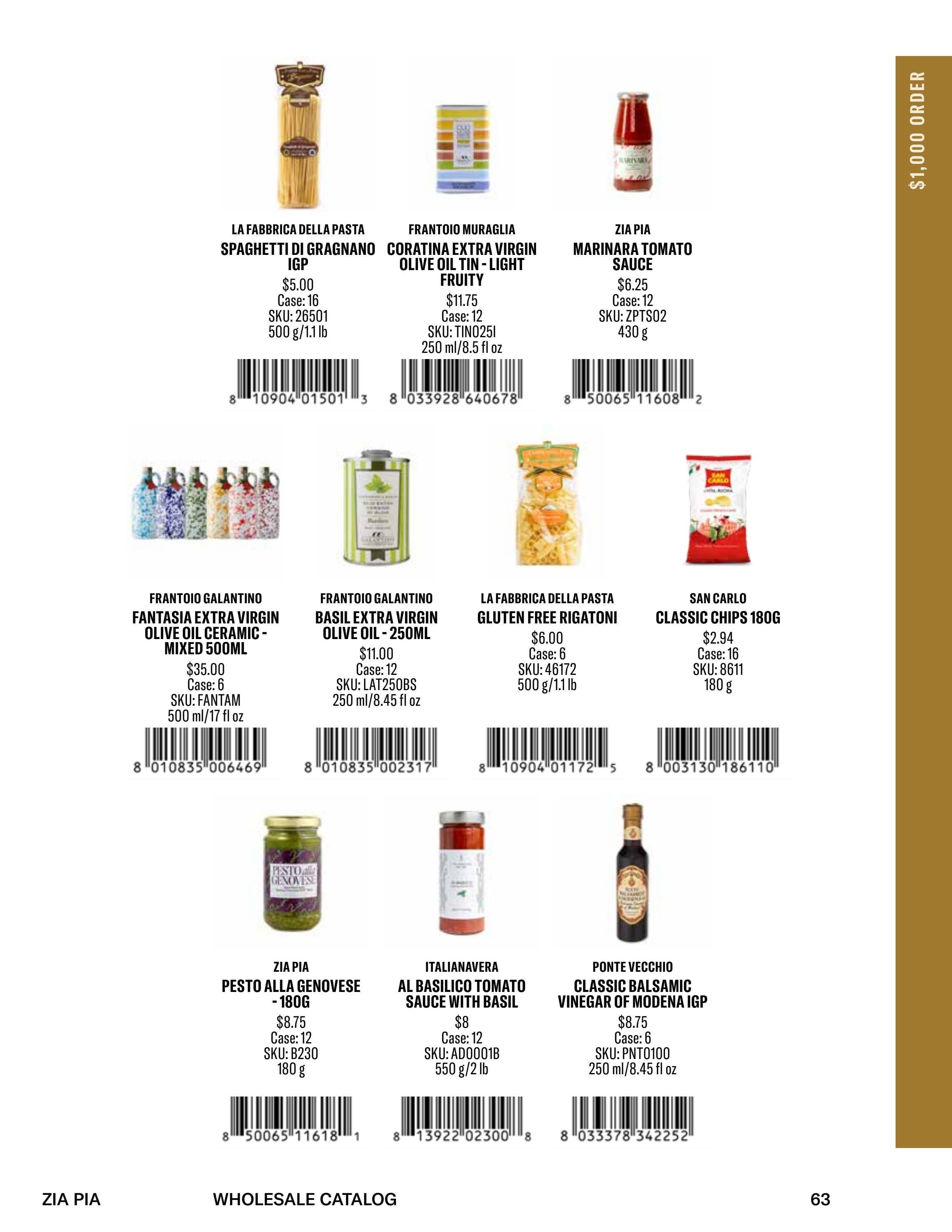 Zia Pia Fall and Winter Food Catalog Weekly Ad January 1 - December 31, 2026