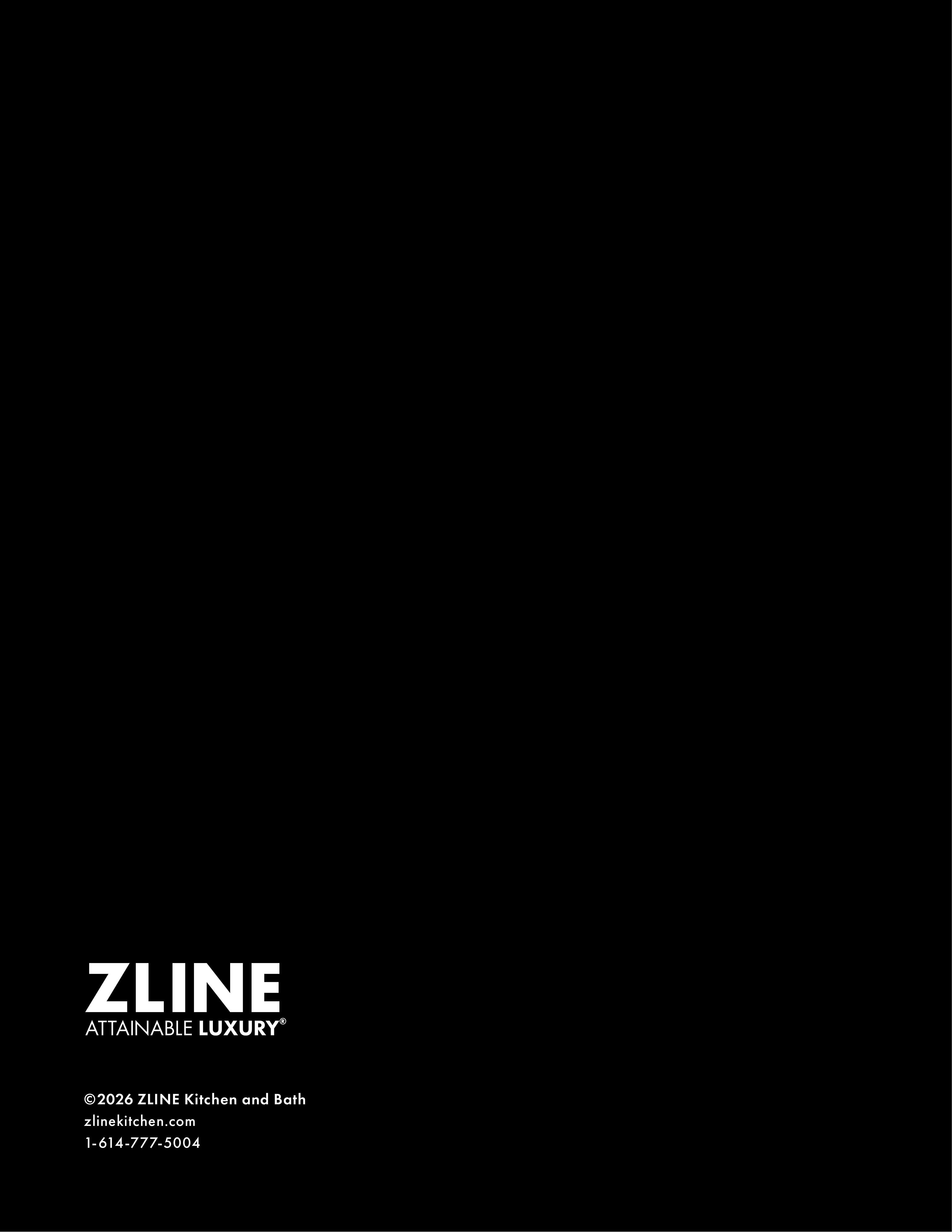 ZLINE Kitchen and Bath Kitchen and Bath Catalog Weekly Ad January 1 - December 31, 2026