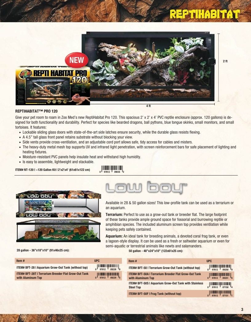 Zoo Med Pet Products Catalog Weekly Ad January 1 - December 31, 2026