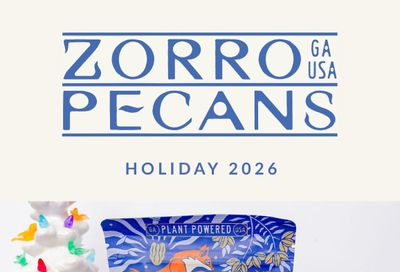 Zorro Pecans Summer Food Catalog Weekly Ad January 1 - December 31, 2026