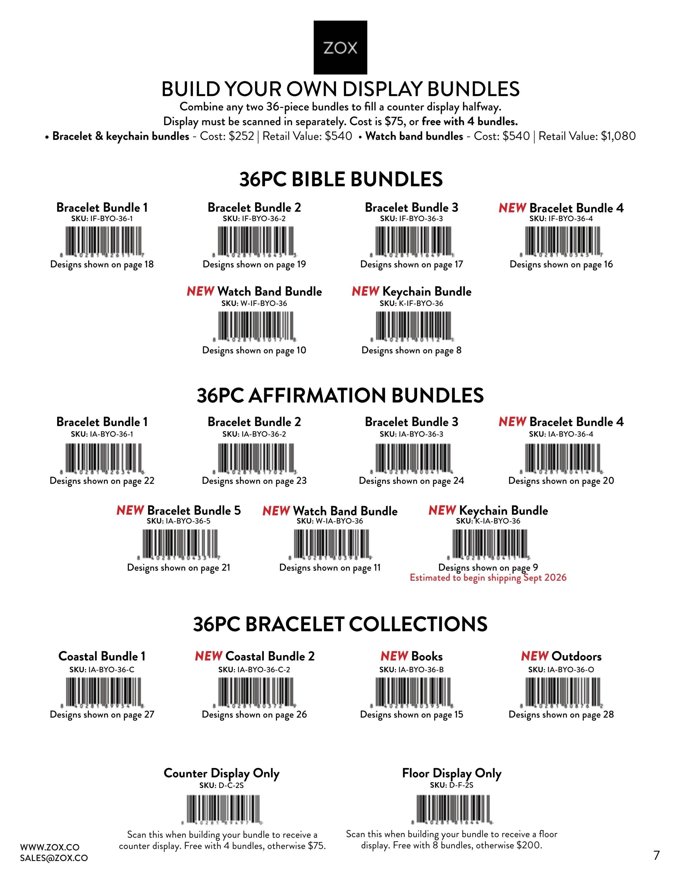 ZOX Fall and Winter Accessories Catalog Weekly Ad January 1 - December 31, 2026