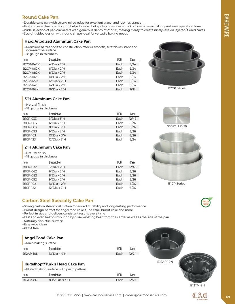 C.A.C. Foodservice Smallwares Catalog Weekly Ad January 1 - December 31, 2026