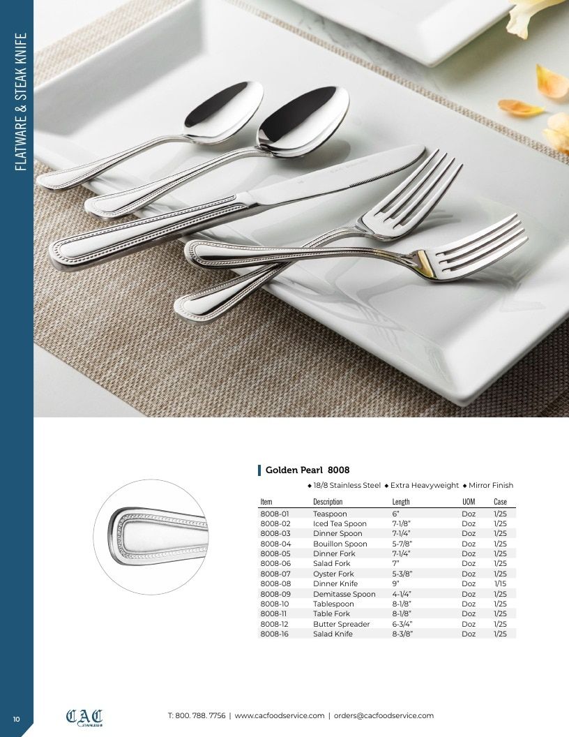 C.A.C. Foodservice Smallwares Catalog Weekly Ad January 1 - December 31, 2026