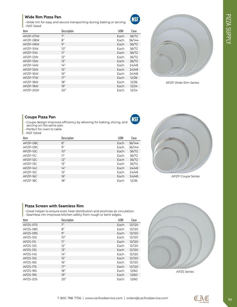 C.A.C. Foodservice Smallwares Catalog Weekly Ad January 1 - December 31, 2026