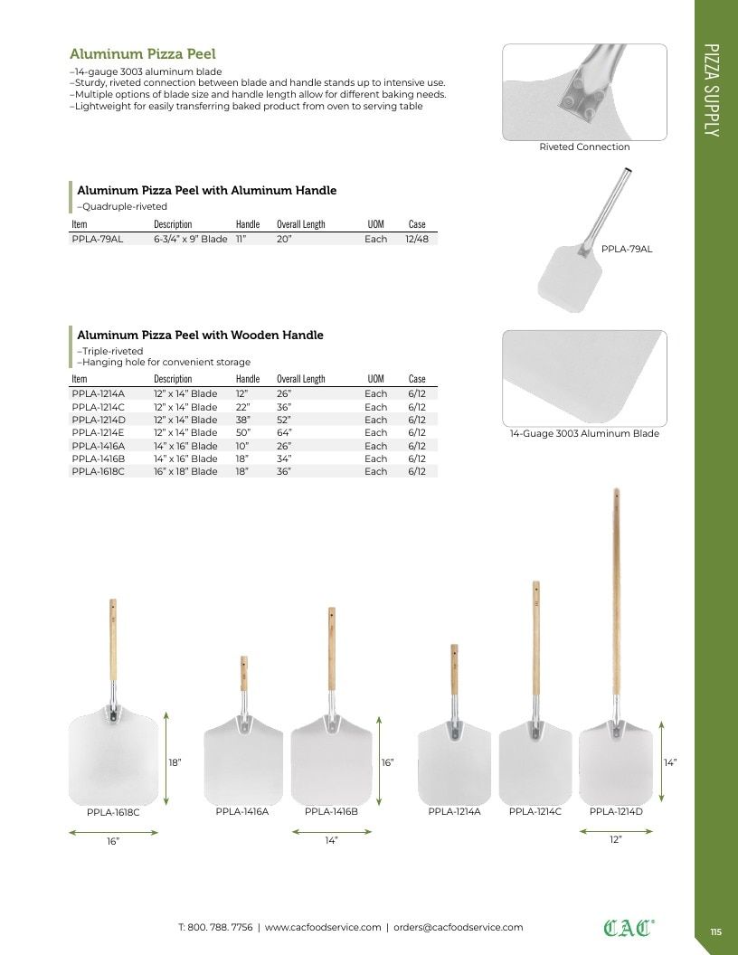 C.A.C. Foodservice Smallwares Catalog Weekly Ad January 1 - December 31, 2026