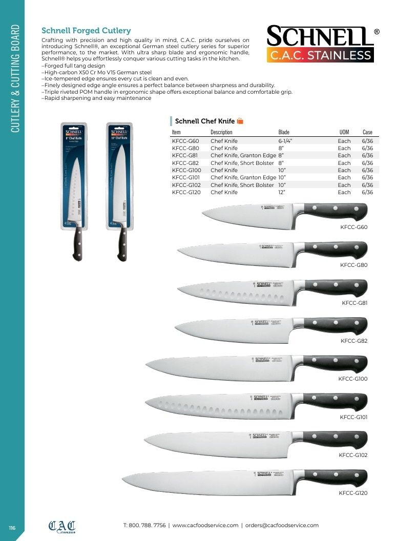C.A.C. Foodservice Smallwares Catalog Weekly Ad January 1 - December 31, 2026