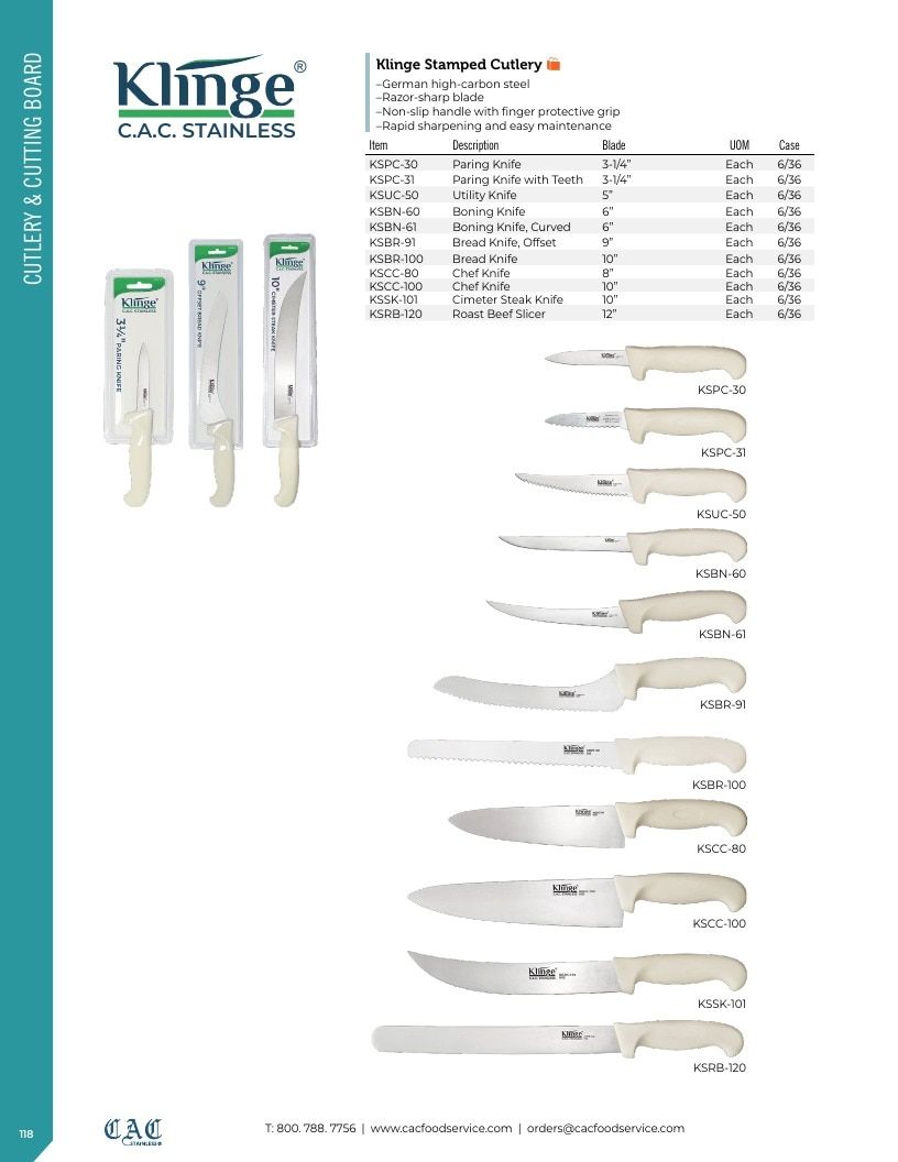 C.A.C. Foodservice Smallwares Catalog Weekly Ad January 1 - December 31, 2026