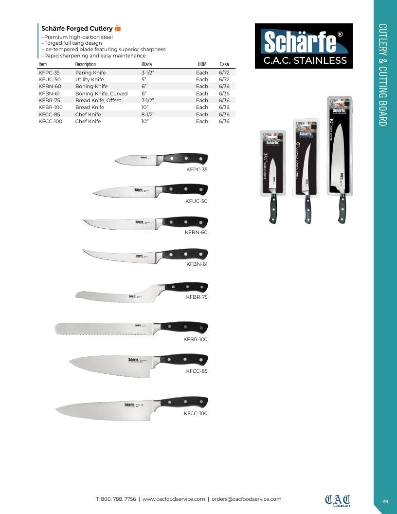 C.A.C. Foodservice Smallwares Catalog Weekly Ad January 1 - December 31, 2026