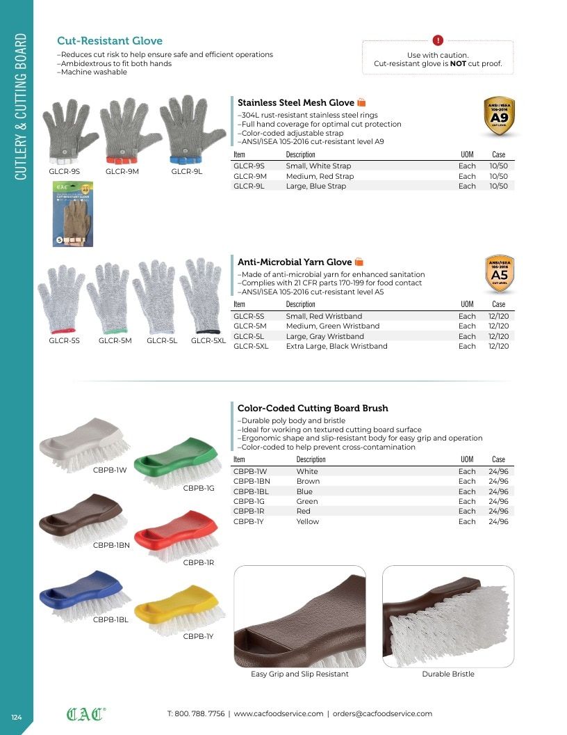 C.A.C. Foodservice Smallwares Catalog Weekly Ad January 1 - December 31, 2026