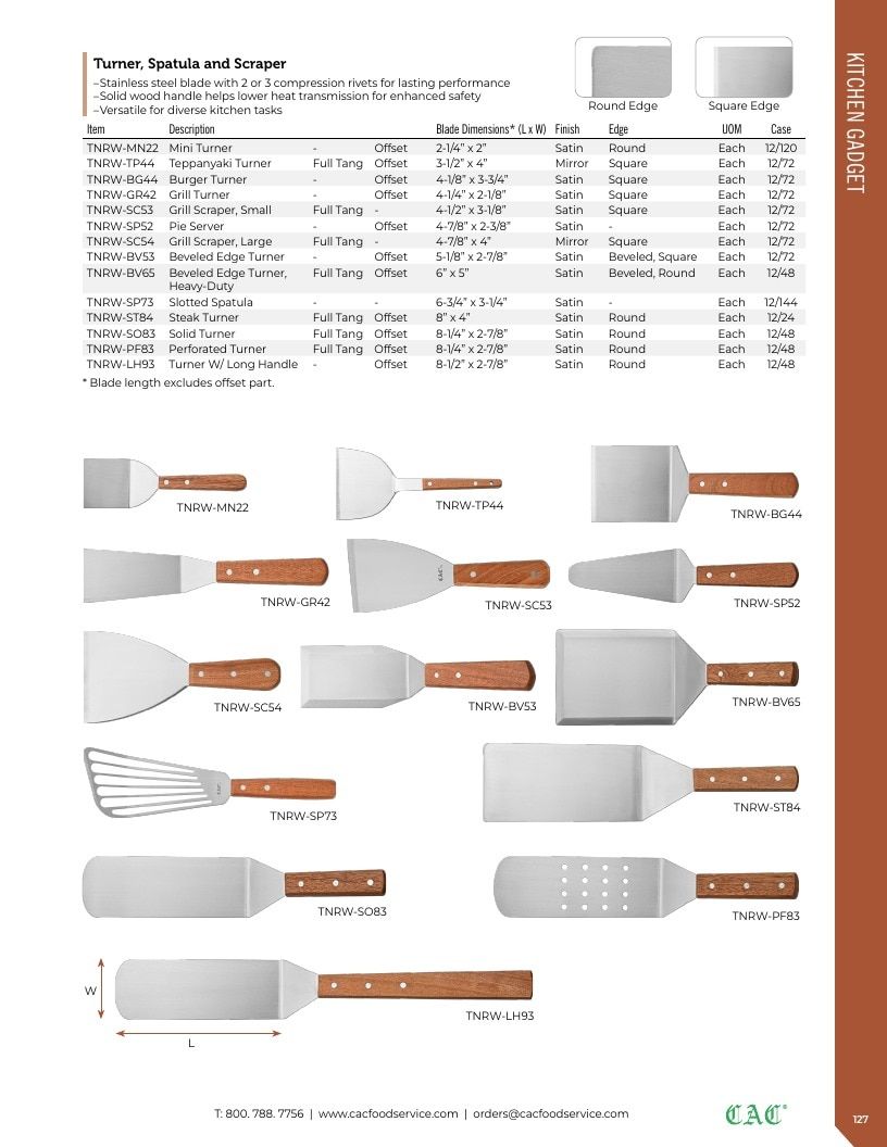 C.A.C. Foodservice Smallwares Catalog Weekly Ad January 1 - December 31, 2026