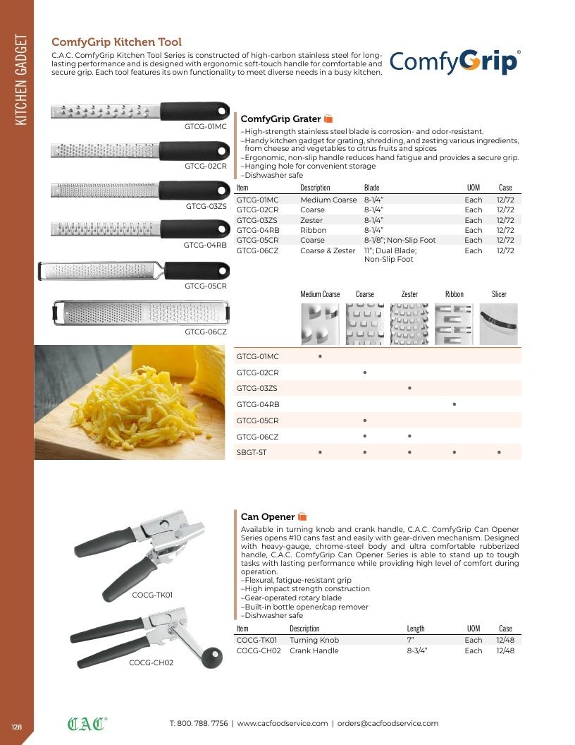 C.A.C. Foodservice Smallwares Catalog Weekly Ad January 1 - December 31, 2026