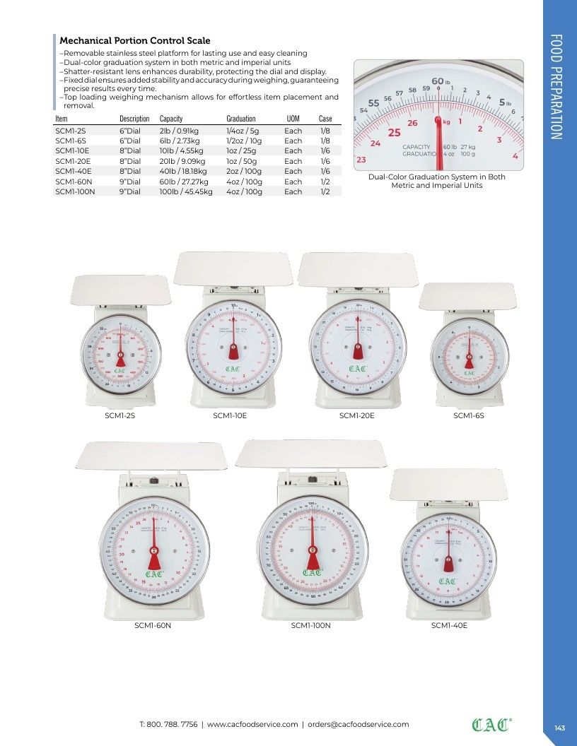 C.A.C. Foodservice Smallwares Catalog Weekly Ad January 1 - December 31, 2026