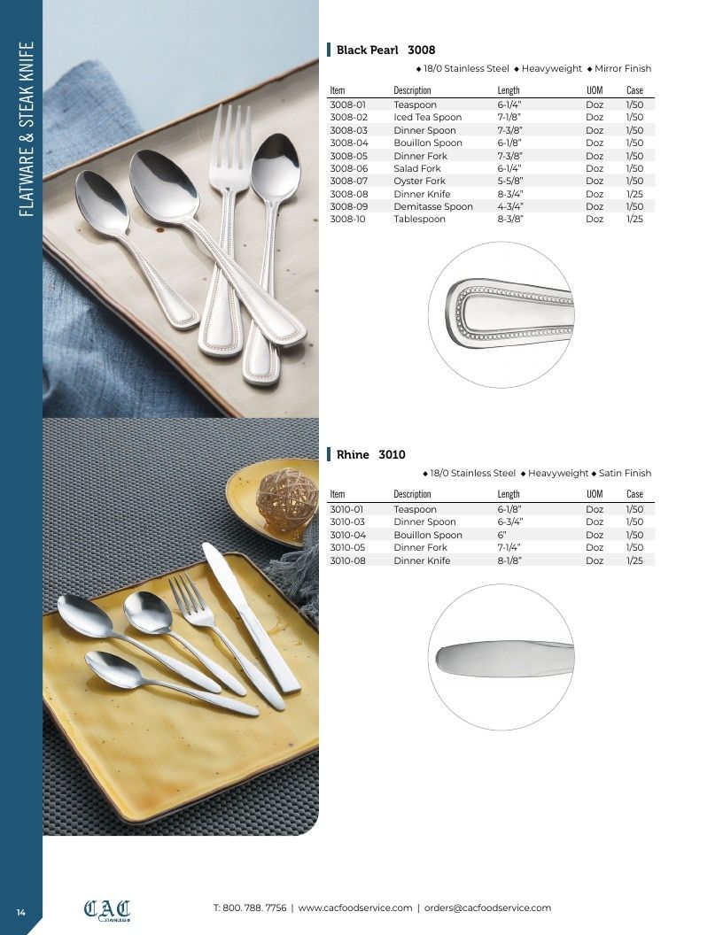 C.A.C. Foodservice Smallwares Catalog Weekly Ad January 1 - December 31, 2026