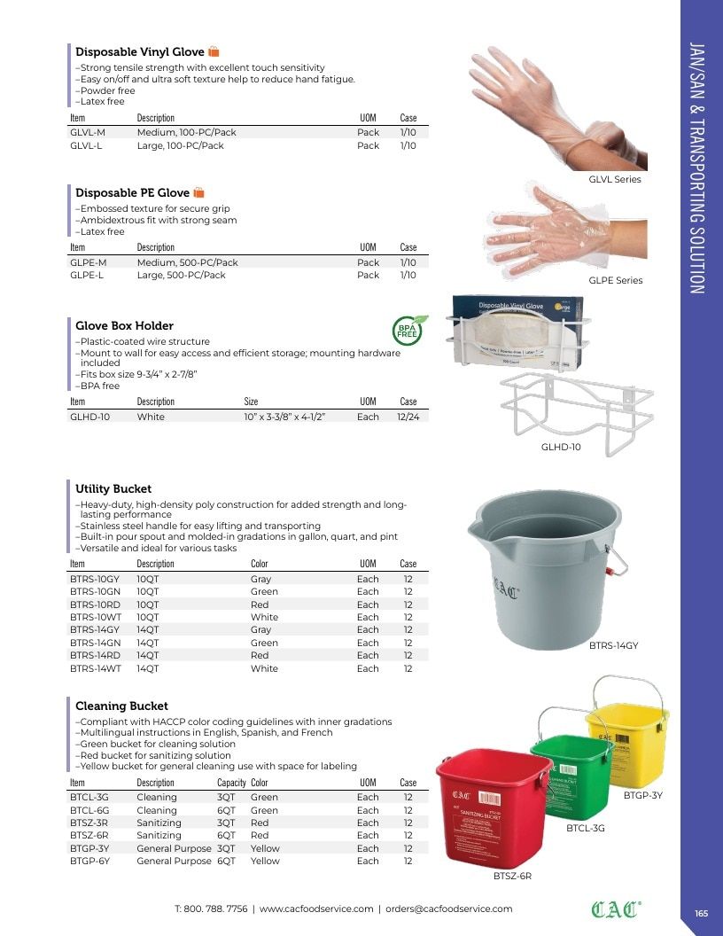 C.A.C. Foodservice Smallwares Catalog Weekly Ad January 1 - December 31, 2026