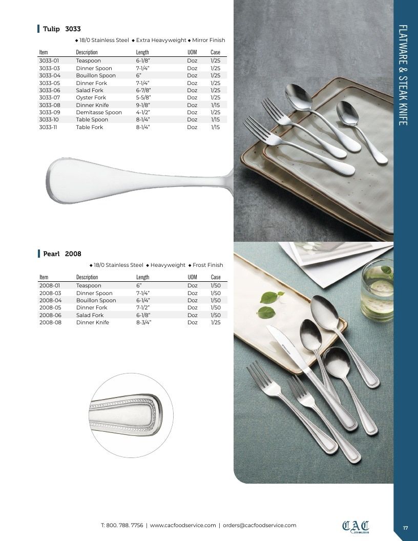 C.A.C. Foodservice Smallwares Catalog Weekly Ad January 1 - December 31, 2026