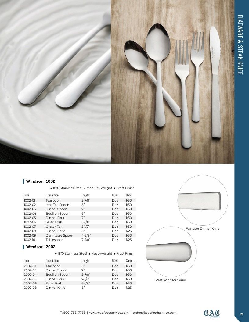 C.A.C. Foodservice Smallwares Catalog Weekly Ad January 1 - December 31, 2026