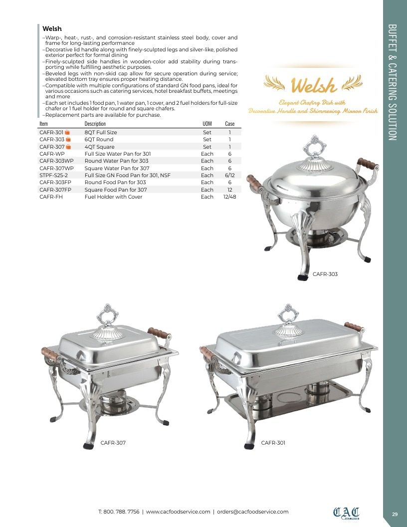 C.A.C. Foodservice Smallwares Catalog Weekly Ad January 1 - December 31, 2026