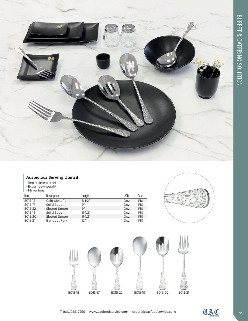 C.A.C. Foodservice Smallwares Catalog Weekly Ad January 1 - December 31, 2026