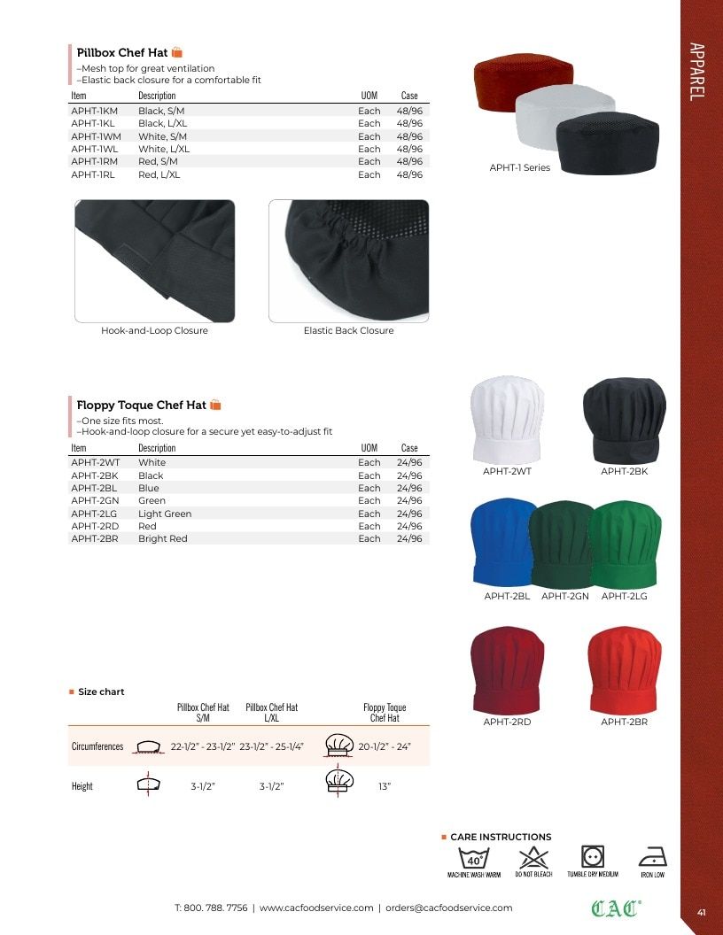 C.A.C. Foodservice Smallwares Catalog Weekly Ad January 1 - December 31, 2026