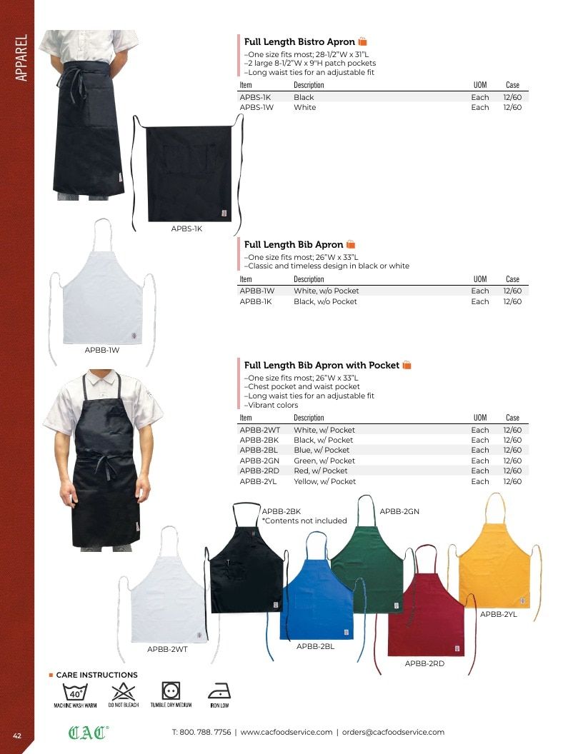 C.A.C. Foodservice Smallwares Catalog Weekly Ad January 1 - December 31, 2026