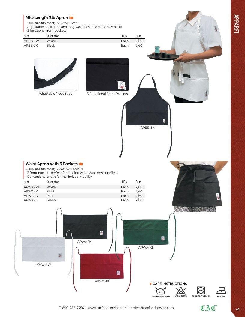 C.A.C. Foodservice Smallwares Catalog Weekly Ad January 1 - December 31, 2026