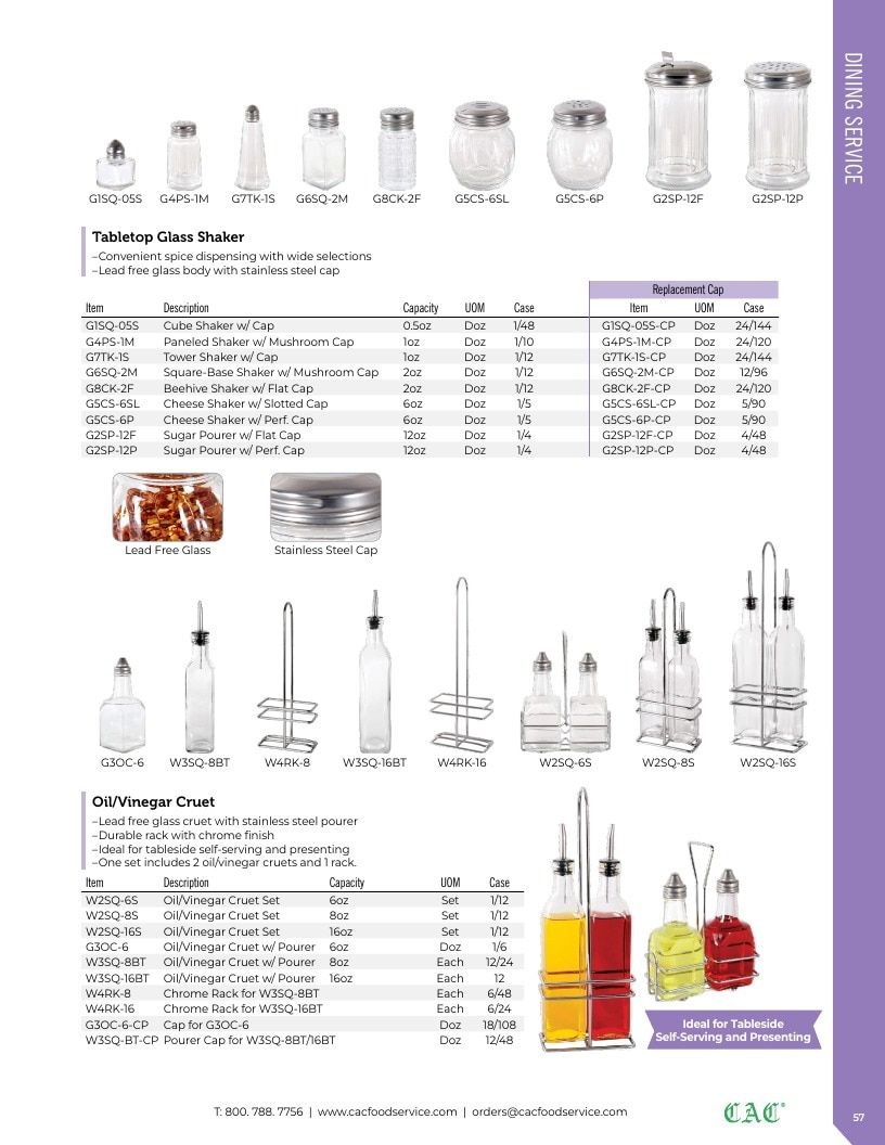 C.A.C. Foodservice Smallwares Catalog Weekly Ad January 1 - December 31, 2026