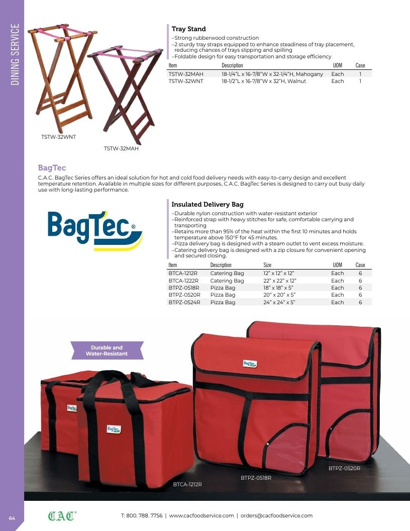 C.A.C. Foodservice Smallwares Catalog Weekly Ad January 1 - December 31, 2026