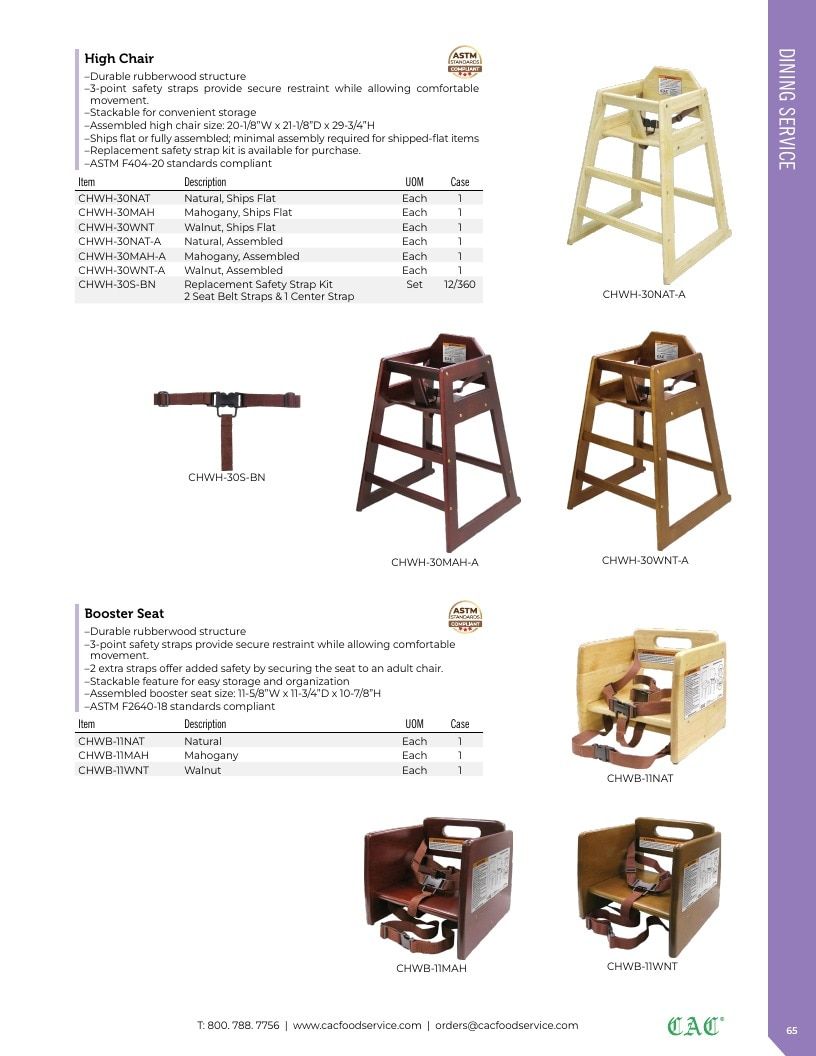 C.A.C. Foodservice Smallwares Catalog Weekly Ad January 1 - December 31, 2026