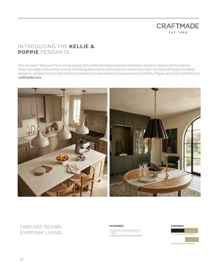 Craftmade Lighting Lookbook Weekly Ad January 1 - December 31, 2026
