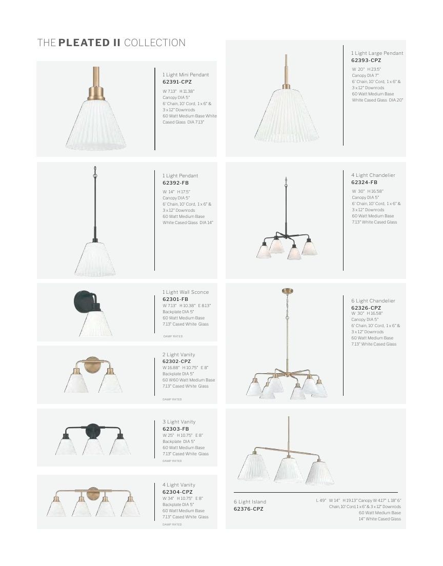 Craftmade Lighting Lookbook Weekly Ad January 1 - December 31, 2026