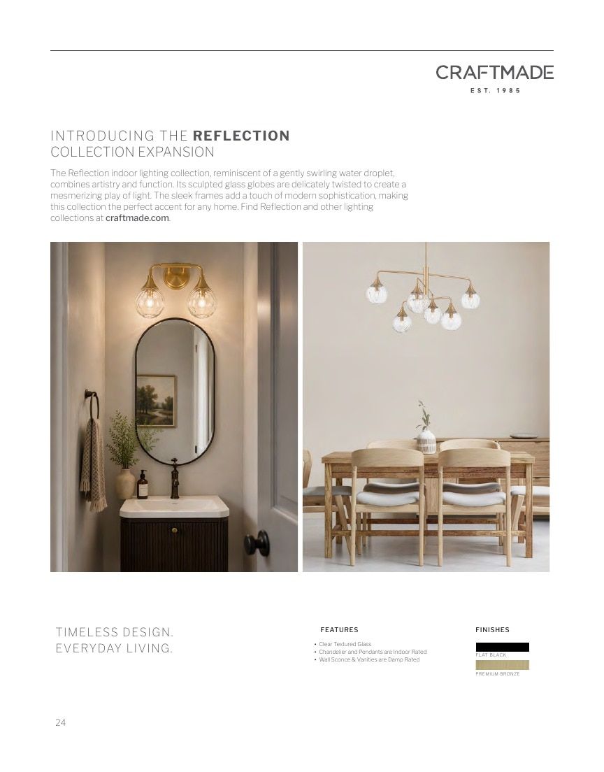 Craftmade Lighting Lookbook Weekly Ad January 1 - December 31, 2026